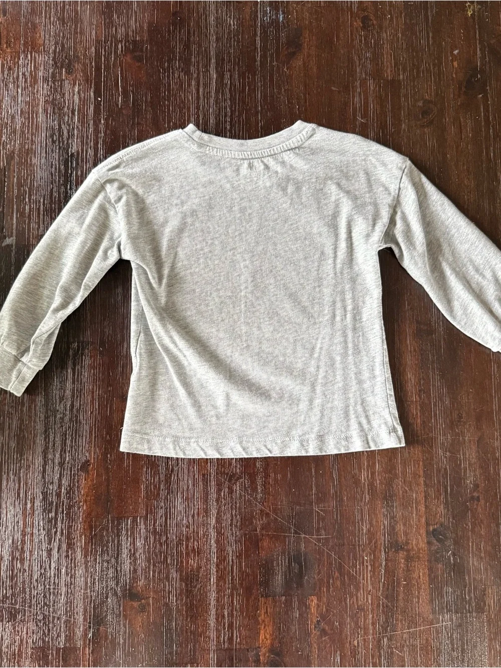 GAP Kids Gray Long-Sleeve Super Mario Graphic Tee